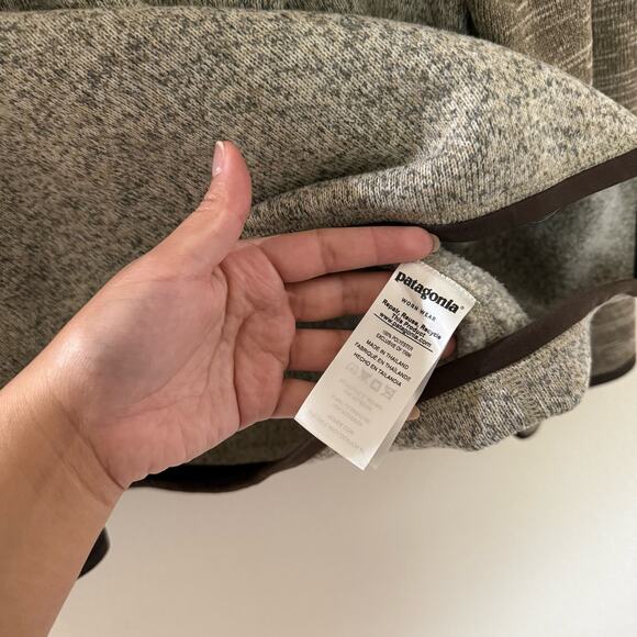 Patagonia Better Sweater 1/4 Zip Fleece Pullover BLPA Brown Gray XXL - Picture 5 of 7